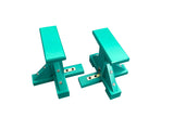 Pair of Mini Gymnastic Pedestals - Rectangle Grip