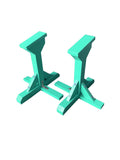 Pair of Angled Pedestal Strength Trainers - Rectangle Grip